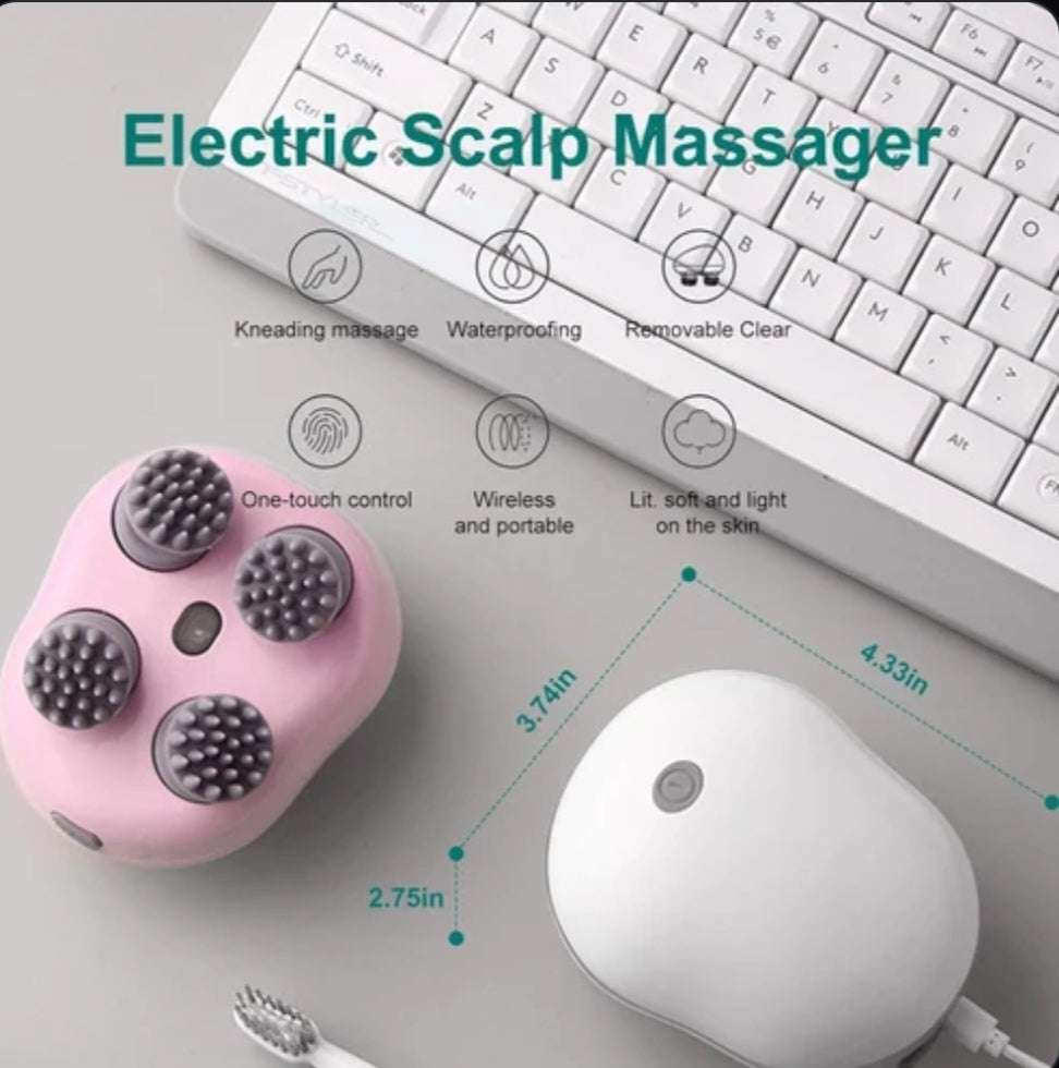 Electric Scalp Massager Electric Head Massager Rechargeable