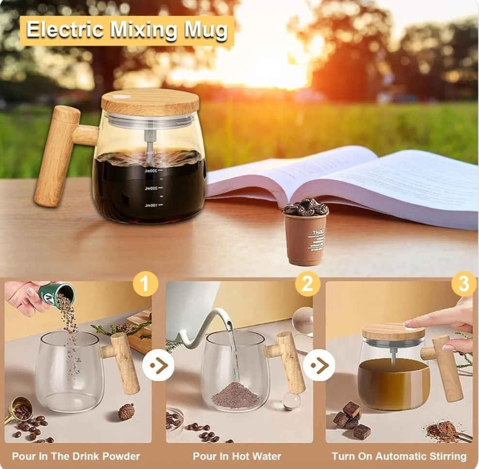 Electric Self-Stirring Coffee Mug